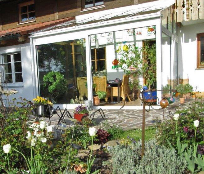 Wohnwintergarten mit Pultdach, Bauernhaus in Wonneberg bei Waging am See Wohnwintergarten mit Pultdach, Bauernhaus in Wonneberg bei Waging am See